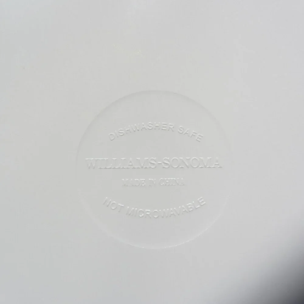 Williams Sonoma melamine dinner plates set of 2 (W3266)